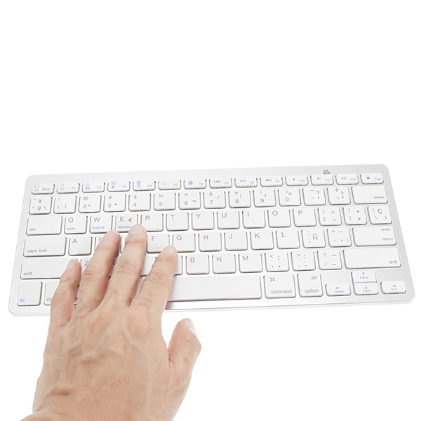 Universal Spanish Layout bluetooth Keyboard For Phone iPad Tablet 4 Universal Spanish Layout bluetooth Keyboard For Phone iPad Tablet - Image 4