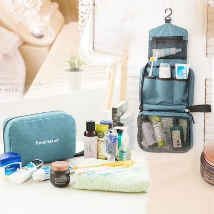 Honana HN-CB07 Travel Cosmetic Bag Waterproof Hanging Toiletry Bags Makeup Organizer Case 1