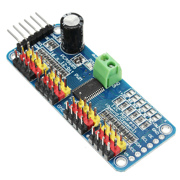 PCA9685 16-Channel 12-bit PWM Servo Motor Driver I2C Module 3 PCA9685 16-Channel 12-bit PWM Servo Motor Driver I2C Module - Image 3