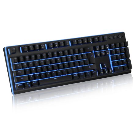 Meco 104 Keys German Layout Keyboard RGB LED Effects With Mechanical Handfeel Gaming Keyboard 2