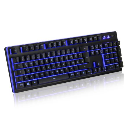 Meco 104 Keys German Layout Keyboard RGB LED Effects With Mechanical Handfeel Gaming Keyboard 3
