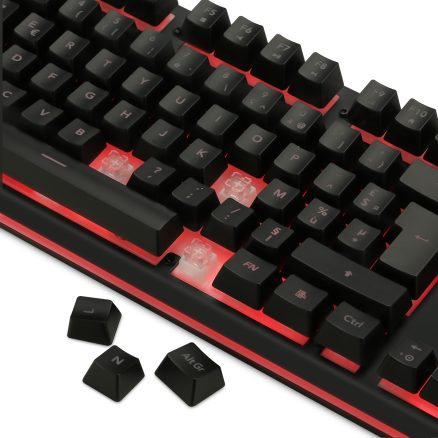 Meco 104 Keys German Layout Keyboard RGB LED Effects With Mechanical Handfeel Gaming Keyboard 4