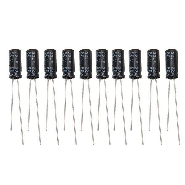 0.22UF-470UF 16V 50V 120pcs 12 Values Commonly Used Electrolytic Capacitors DIP Pack Meet The Lead Free Standard Each Value 10pcs 1