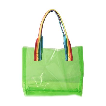 Honana HN-B65 Colorful Waterproof PVC Travel Storage Bag Clear Large Beach Outdoor Tote Bag 2
