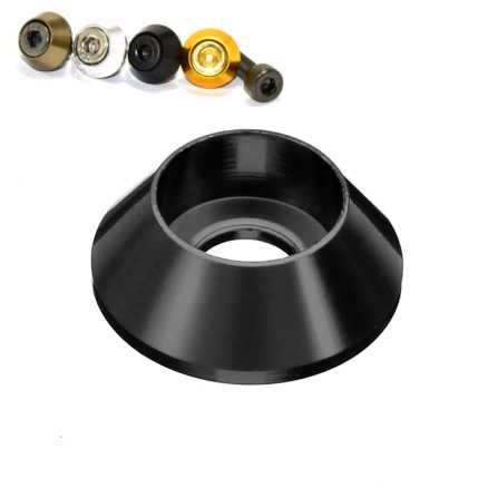 Suleve?„? M3AN6 10Pcs M3 Cup Head Hex Screw Gasket Washer Nuts Aluminum Alloy Multicolor 2