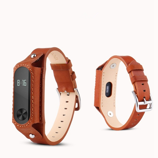 Colorful Leather Replacement Wrist Strap for Xiaomi Miband 2 Wristband 4 Colorful Leather Replacement Wrist Strap for Xiaomi Miband 2 Wristband - Image 4