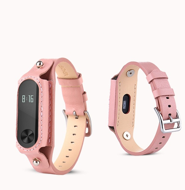 Colorful Leather Replacement Wrist Strap for Xiaomi Miband 2 Wristband 6 Colorful Leather Replacement Wrist Strap for Xiaomi Miband 2 Wristband - Image 6