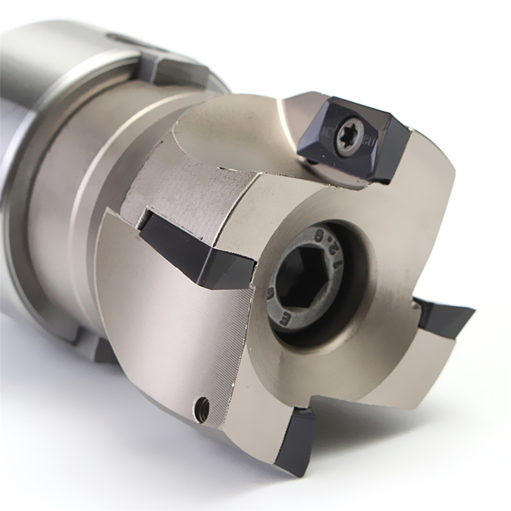 R8 FMB22 Straight Shank Arbor 400R Face End Mill Cutter with 4Pcs APMT1604 Carbide Inserts 5 R8 FMB22 Straight Shank Arbor 400R Face End Mill Cutter with 4Pcs APMT1604 Carbide Inserts - Image 5