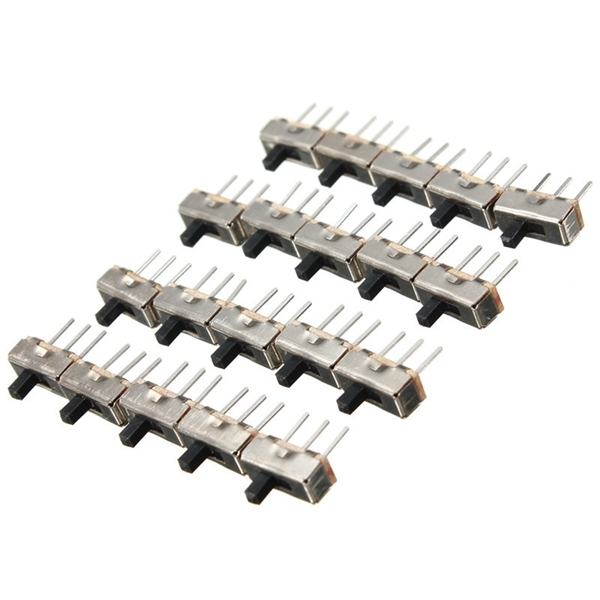 60pcs SS12D00G3 2 Position SPDT 1P2T 3 Pin PCB Panel Mini Vertical Slide Toggle Switch 1 60pcs SS12D00G3 2 Position SPDT 1P2T 3 Pin PCB Panel Mini Vertical Slide Toggle Switch
