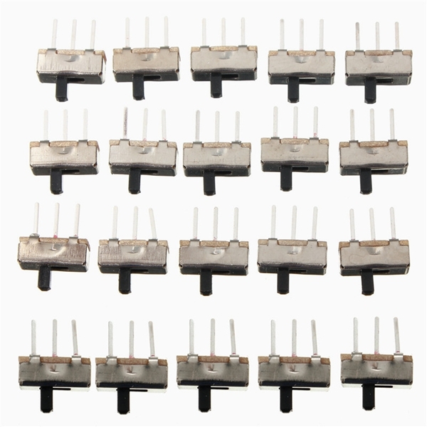 200pcs SS12D00G3 2 Position SPDT 1P2T 3 Pin PCB Panel Mini Vertical Slide Toggle Switch 2 200pcs SS12D00G3 2 Position SPDT 1P2T 3 Pin PCB Panel Mini Vertical Slide Toggle Switch - Image 2