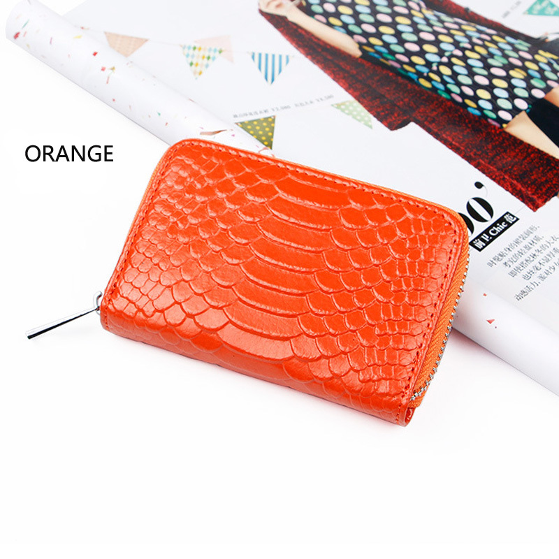 High Quality Genuine Leather Crocodile Pattern Zipper Around Card Holder Wallets Coin Purse 2 High Quality Genuine Leather Crocodile Pattern Zipper Around Card Holder Wallets Coin Purse - Image 2