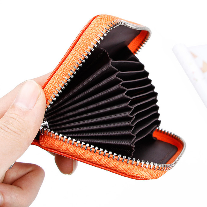 High Quality Genuine Leather Crocodile Pattern Zipper Around Card Holder Wallets Coin Purse 5 High Quality Genuine Leather Crocodile Pattern Zipper Around Card Holder Wallets Coin Purse - Image 5