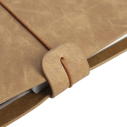 Vintage Leather Cover Notebook Diary Journals Agenda Blank Kraft Paper Sketchbook Handmade Gift 7