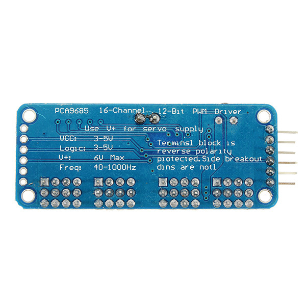 5Pcs PCA9685 16-Channel 12-bit PWM Servo Motor Driver I2C Module 5 5Pcs PCA9685 16-Channel 12-bit PWM Servo Motor Driver I2C Module - Image 5