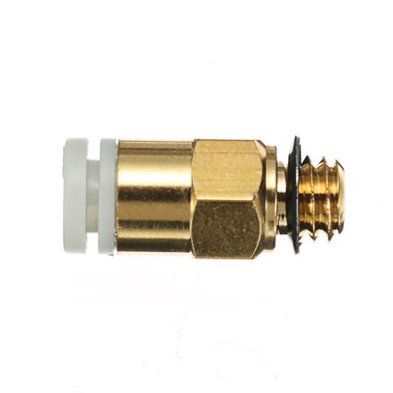 Creality 3D?® 5PCS 3D Printer M6 Thread Nozzle Brass Pneumatic Connector Quick Joint For Remote Extruder 3