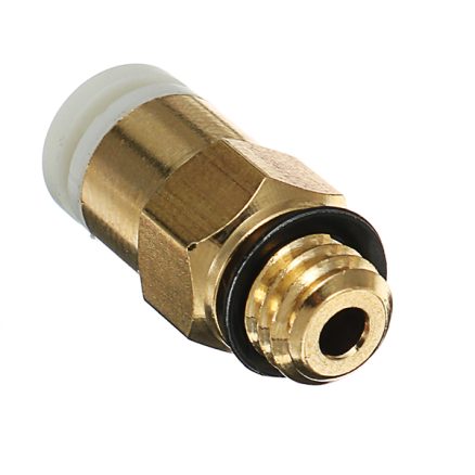 Creality 3D?® 5PCS 3D Printer M6 Thread Nozzle Brass Pneumatic Connector Quick Joint For Remote Extruder 6