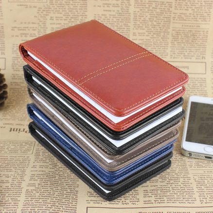 RuiZe Creative PU Leather Diary A7 Planner Multifunction Pocket Mini Notebook with Calculator For School Office 3