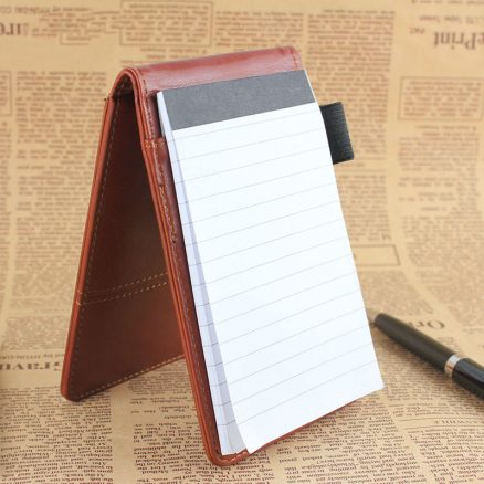 RuiZe Creative PU Leather Diary A7 Planner Multifunction Pocket Mini Notebook with Calculator For School Office 4