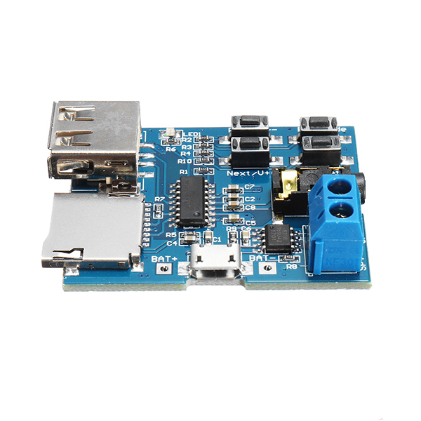 5Pcs MP3 Lossless Decoder Board With Power Amplifier Module TF Card Decoding Player 2