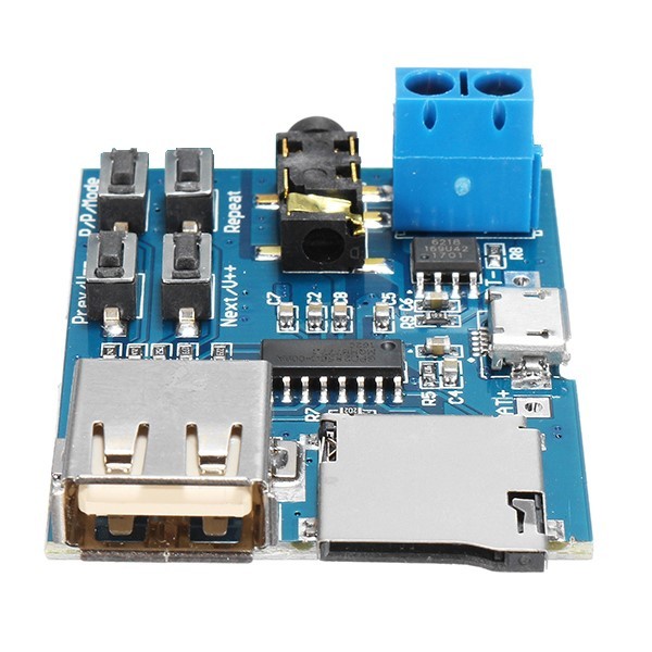 5Pcs MP3 Lossless Decoder Board With Power Amplifier Module TF Card Decoding Player 3 5Pcs MP3 Lossless Decoder Board With Power Amplifier Module TF Card Decoding Player - Image 3