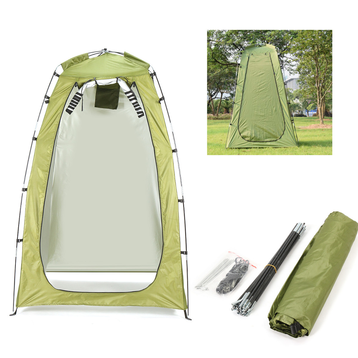 Outdoor Portable Fishing Tent Camping Shower Bathroom Toilet Changing Room 1