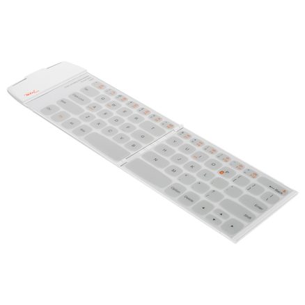 Pocketwekey Wireless bluetooth Thin English Keyboard White 2