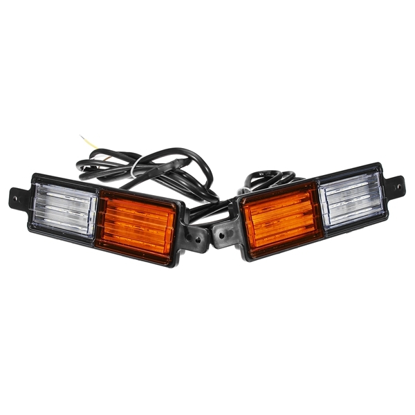2pcs DC 10-30V Universal Truck Trailer Bull Bar Front LED Indicator Park Lamp LED Warning Light 2 2pcs DC 10-30V Universal Truck Trailer Bull Bar Front LED Indicator Park Lamp LED Warning Light - Image 2