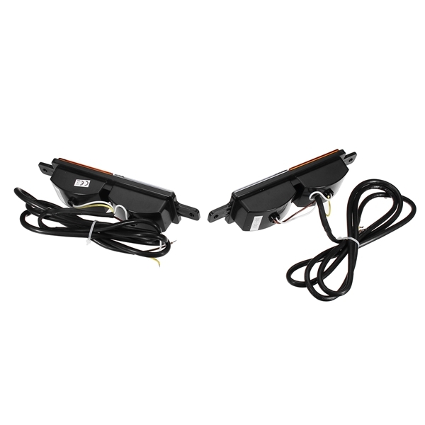 2pcs DC 10-30V Universal Truck Trailer Bull Bar Front LED Indicator Park Lamp LED Warning Light 4 2pcs DC 10-30V Universal Truck Trailer Bull Bar Front LED Indicator Park Lamp LED Warning Light - Image 4