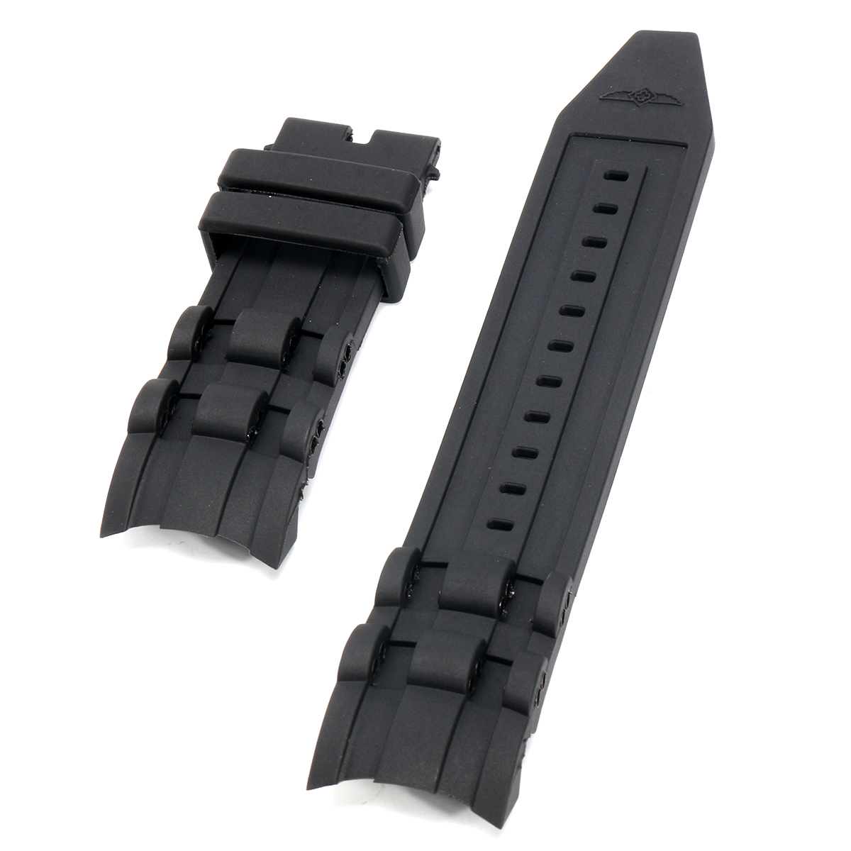 Replacement 220mm 26mm Black Rubber Watch Band Strap for Invicta Pro Diver 2