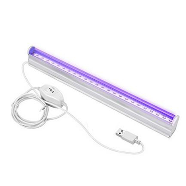6W 30CM USB Portable UV LED Black Light 395-400NM Fixtures Lamp for Bar Party Club DJ UV Art 2 6W 30CM USB Portable UV LED Black Light 395-400NM Fixtures Lamp for Bar Party Club DJ UV Art - Image 2