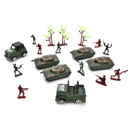 307PCS 4-9CM Military Soldier Army Men Figure Model Building Suit For Kids Children Gift Toys 3