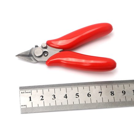 DANIU 3.5inch Diagonal Cutting Pliers Wire Cable Side Flush Cutter Pliers with Lock Hand Tool 4