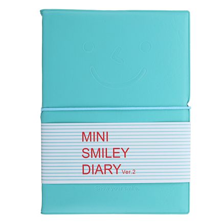 Candy Colors Charming Smiley Paper Diary Notebook Memo Book leather Note Pads Stationery Pocketbook 7