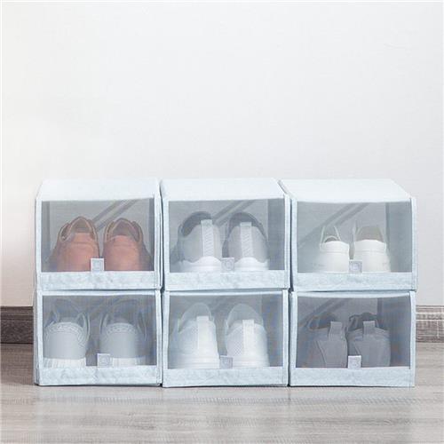 2PCS Shoe Storage Box From Xiaomi Youpin Save Space Tidy Foldable Shoe Organiser Box Storage Baskets 1 2PCS Shoe Storage Box From Xiaomi Youpin Save Space Tidy Foldable Shoe Organiser Box Storage Baskets