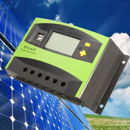 40A 12V/24V Auto Solar Energy Charge Controller LCD Display Home Improvement 4