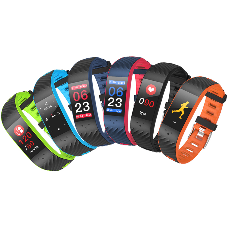 P4 bluetooth Upgraded Version Heart Rate Blood Pressure Monitor Smartband for Mobile Phone 2