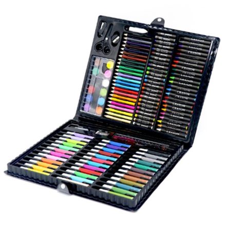 150pcs Children Colors Pencil Drawing Artist Kit Painting Art Marker Pen Paint Brush Drawing Tool 2