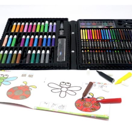 150pcs Children Colors Pencil Drawing Artist Kit Painting Art Marker Pen Paint Brush Drawing Tool 3