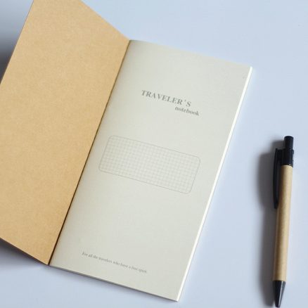 Standard Kraft Paper Notebook Blank Dot Grid Notepad Diary Journal Planner Organizer Filler Paper 4