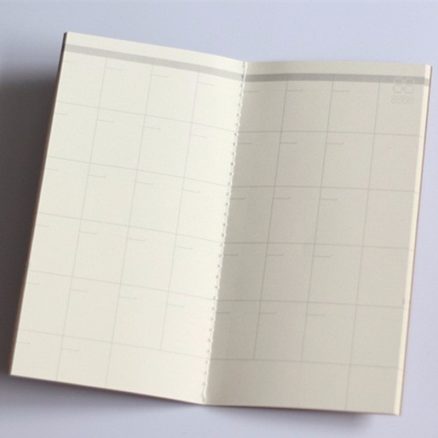 Standard Kraft Paper Notebook Blank Dot Grid Notepad Diary Journal Planner Organizer Filler Paper 7