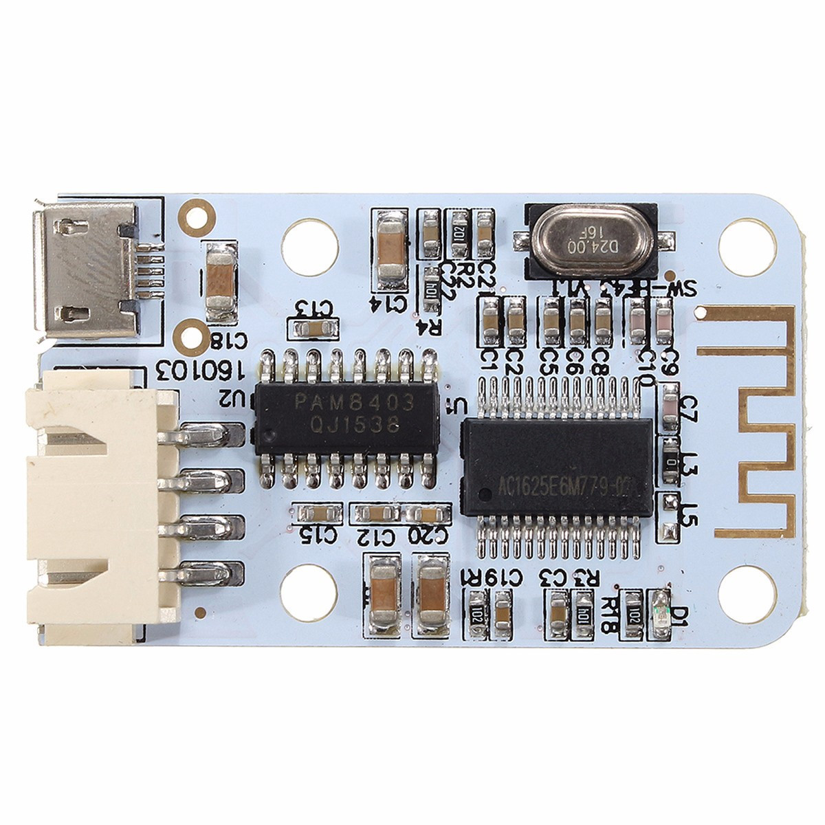 2x3W Micro USB Wireless bluetooth Speaker Audio Receiver Digital Amplifier Board 5V 3 2x3W Micro USB Wireless bluetooth Speaker Audio Receiver Digital Amplifier Board 5V - Image 3