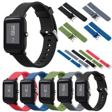 Mijobs Color Silicone Replacement Strap for Xiaomi Amazfit Bip BIT PACE Lite Youth Smart Watch  Non-original