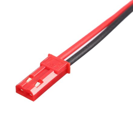 Excellway?® 10 Pairs 2 Pins JST Male & Female Connectors Plug Cable Wire Line 110mm Red 5