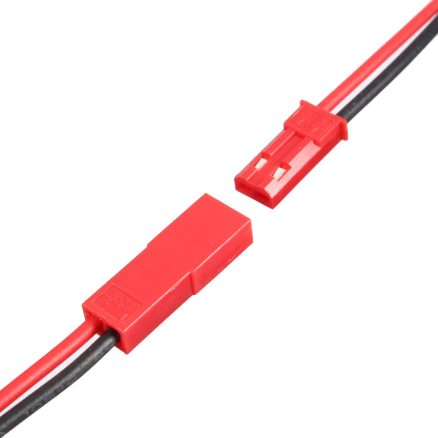 Excellway?® 10 Pairs 2 Pins JST Male & Female Connectors Plug Cable Wire Line 110mm Red 7