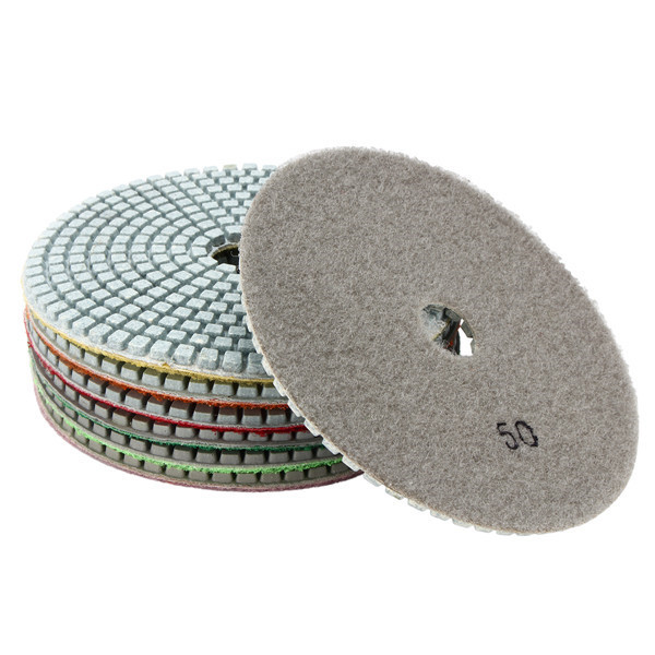 7pcs 5 Inch 50-3000 Grit Diamond Polishing Pad Sanding Disc for Marble Concrete Granite Glass 5 7pcs 5 Inch 50-3000 Grit Diamond Polishing Pad Sanding Disc for Marble Concrete Granite Glass - Image 5