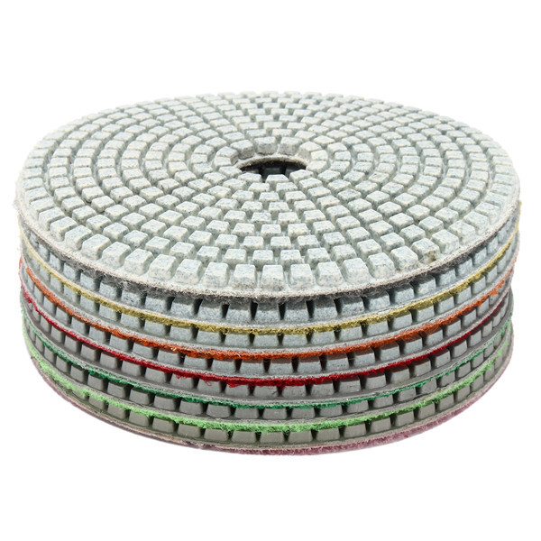 7pcs 5 Inch 50-3000 Grit Diamond Polishing Pad Sanding Disc for Marble Concrete Granite Glass 7 7pcs 5 Inch 50-3000 Grit Diamond Polishing Pad Sanding Disc for Marble Concrete Granite Glass - Image 7
