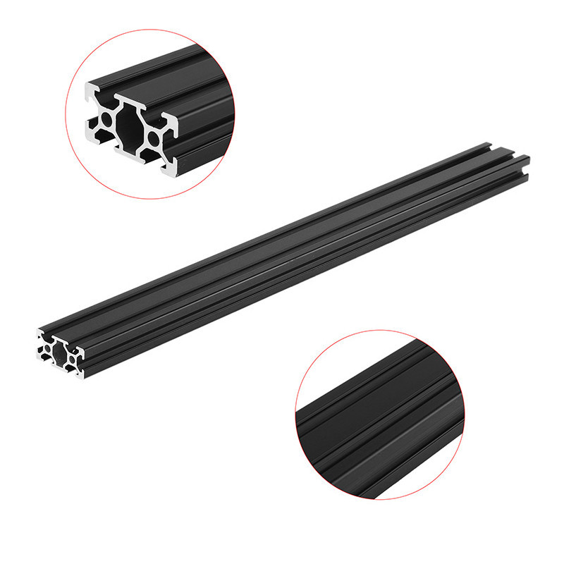 Machifit 450mm Length Black Anodized 2040 T-Slot Aluminum Profiles Extrusion Frame For CNC 1