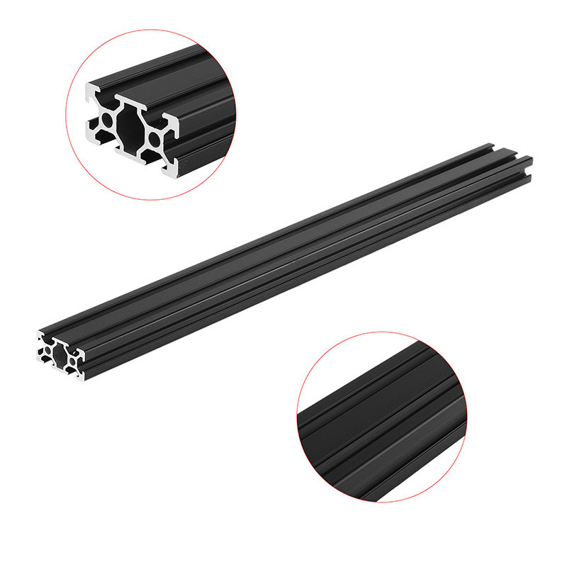 Machifit 450mm Length Black Anodized 2040 T-Slot Aluminum Profiles Extrusion Frame For CNC 1 Machifit 450mm Length Black Anodized 2040 T-Slot Aluminum Profiles Extrusion Frame For CNC