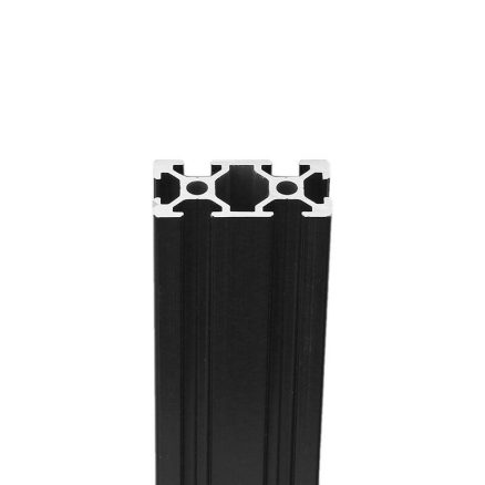 Machifit 450mm Length Black Anodized 2040 T-Slot Aluminum Profiles Extrusion Frame For CNC 6