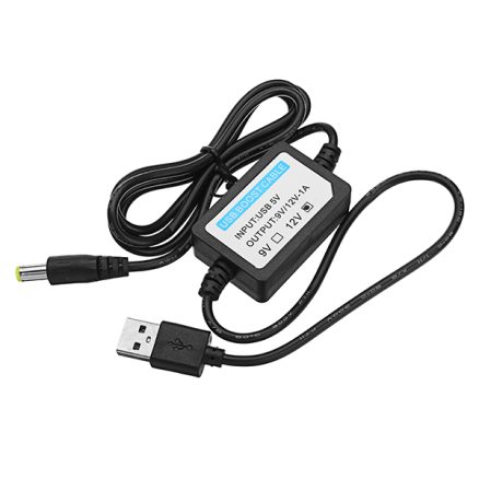 USB Boost Line Power Supply 5V To 12V Power Line 1A Power Cord 2